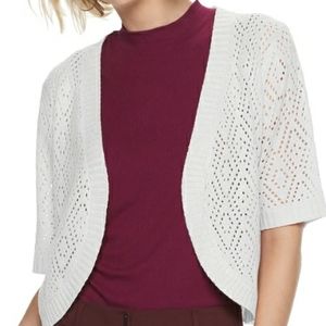 Short sleeve Nina Leonard sweater